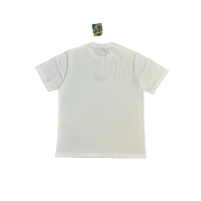 1:1 quality version 27972603 Embroidered Pink Letter Print Tee 2 colors