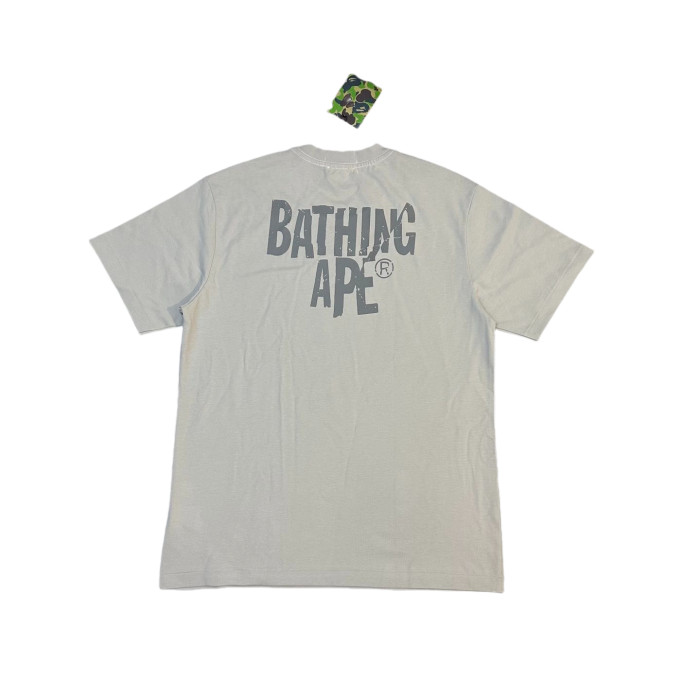 1:1 quality version 27972611 Washed effect printed Tee 2 colors
