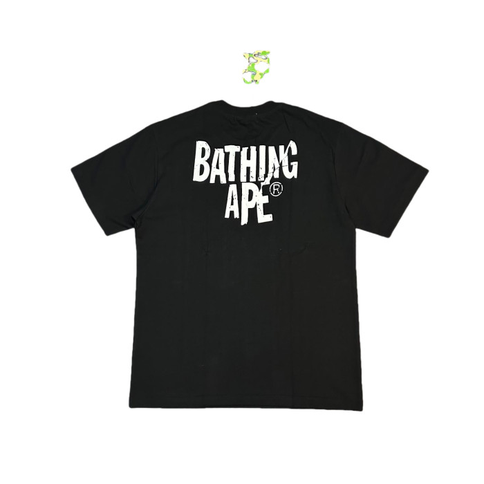 1:1 quality version 27972611 Washed effect printed Tee 2 colors