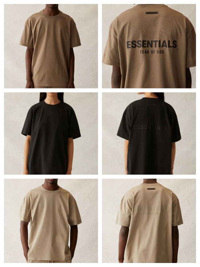[Big & Tall for weights up to 220 lbs]1:1 quality version 27974932 Back Silicone monogrammed loose-fitting tee 8 colors