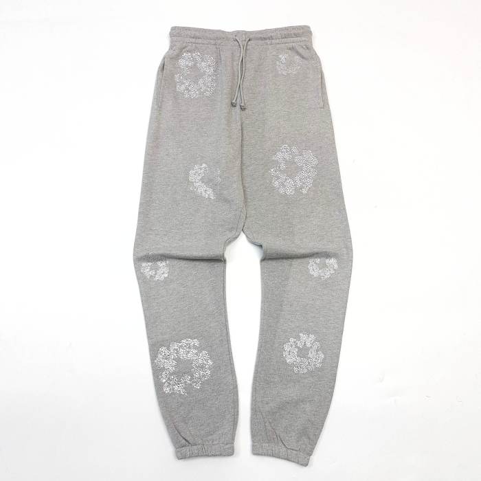 1:1 quality version 27956088 Rhinestone Flower Zipper Hoodie & Sweatpants Set 3 colors