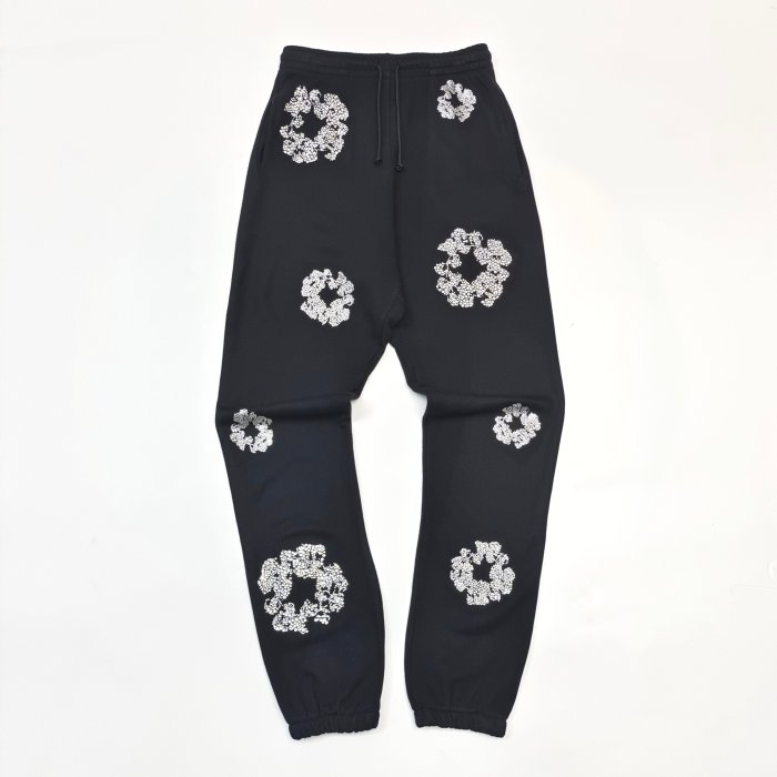 1:1 quality version 27956088 Rhinestone Flower Zipper Hoodie & Sweatpants Set 3 colors
