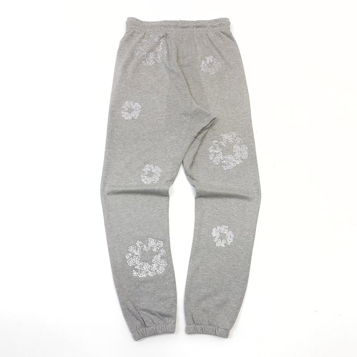 1:1 quality version 27956088 Rhinestone Flower Zipper Hoodie & Sweatpants Set 3 colors