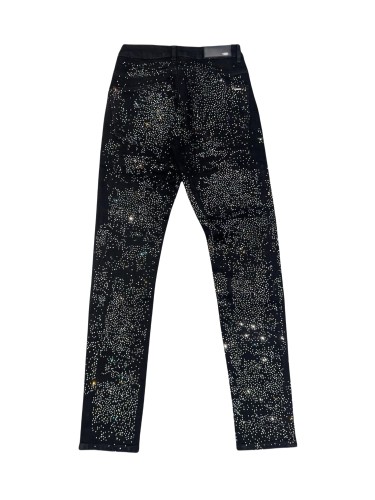 1:1 quality version 27977239 Front and back multi-diamond ripped jeans