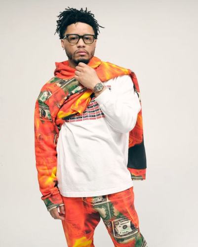 1:1 quality version 27977401 Dollar Flame Burnout Printed Hoodie & Sweatpants Set