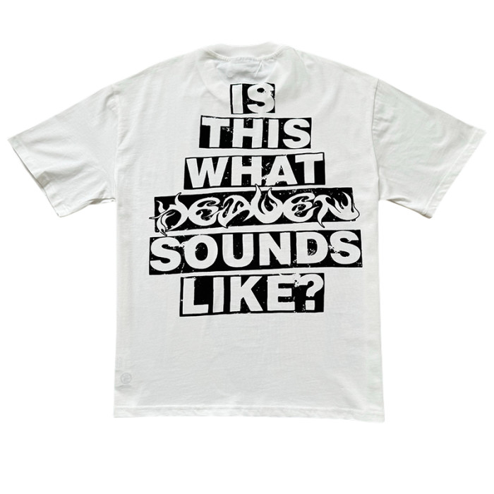 27983499 Scream Portrait Letter Print Tee