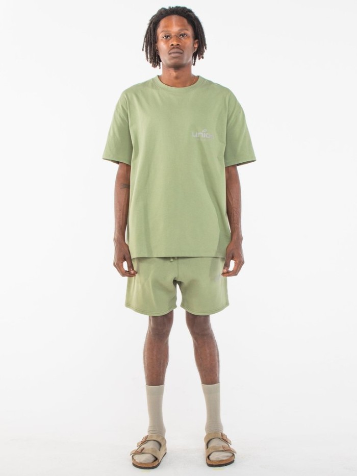[Big & Tall for weights up to 220 lbs]1:1 quality version 27983630 Co-branded Silicone Letter Tee & Shorts Set 3 colors