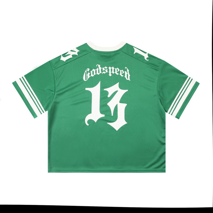 [Buy Two Get One Free]Skull Print Mesh Quick Dry Jersey Tee 6 colors