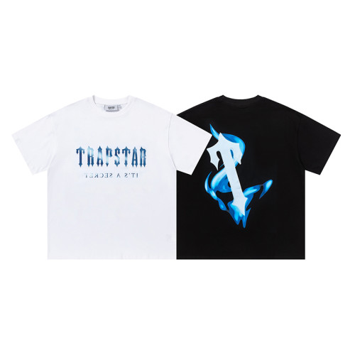 Blue and White Gradient Sword Printed tee 2 colors