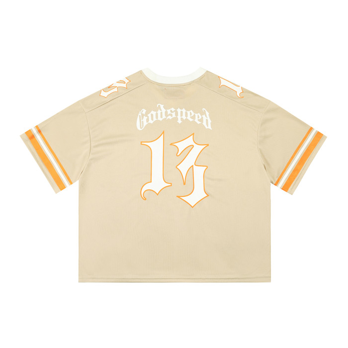 [Buy Two Get One Free]Skull Print Mesh Quick Dry Jersey Tee 6 colors