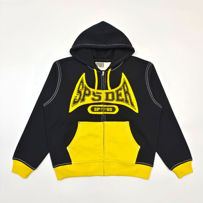 1:1 quality version 27986308 Colorblock Zipper hoodie 2 colors