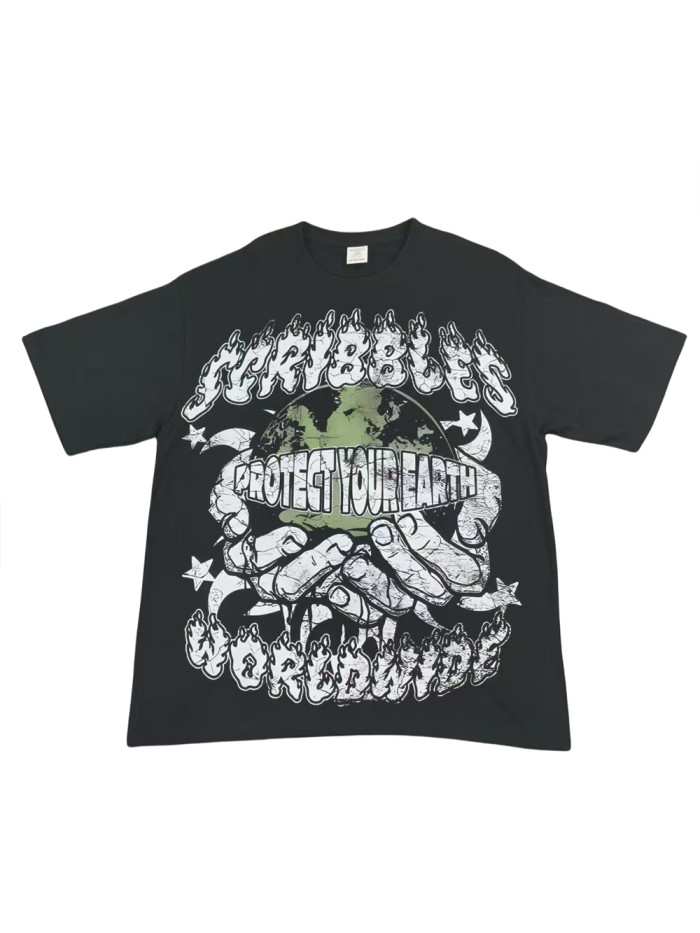 [buy more save more]27999177 Protect the Earth Printed Tee