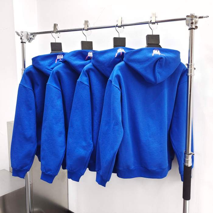 1:1 quality version 27998652 Treasure Blue Hoodie & Pants Set