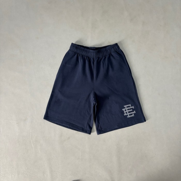 1:1 quality version Rhinestone Logo Cotton Shorts 2 colors