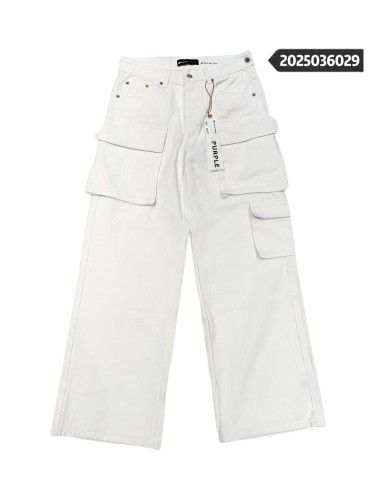 1:1 quality version 28000250 Pure White Wide Leg Jeans