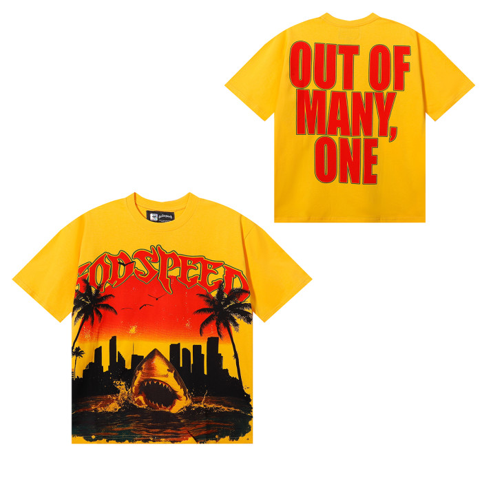 28018619 City Sunset Shark Coconut Print Tee 3 colors