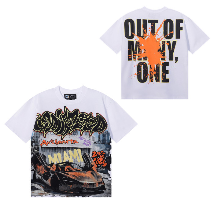 28018626 Atlanta Limited Supercar Ink Splash Print Tee 3 colors