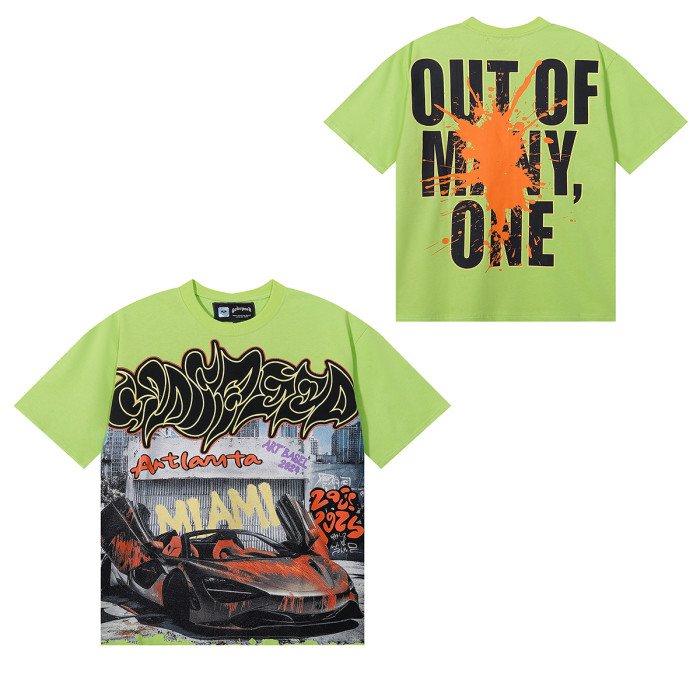 28018626 Atlanta Limited Supercar Ink Splash Print Tee 3 colors