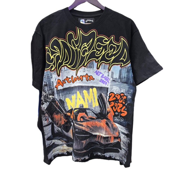 28018626 Atlanta Limited Supercar Ink Splash Print Tee 3 colors