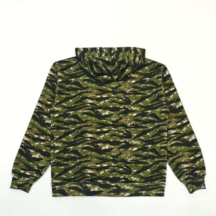 1:1 quality version 28020121 Pink Web Print Green Tiger Stripe Camouflage Hoodie & Pants Set