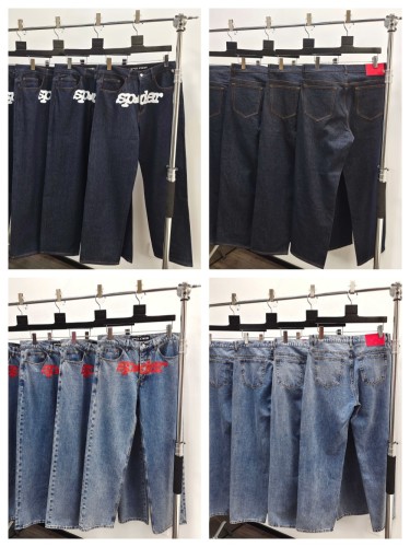 1:1 quality version 27958415 Letter Printed V3 Jeans 2 colors