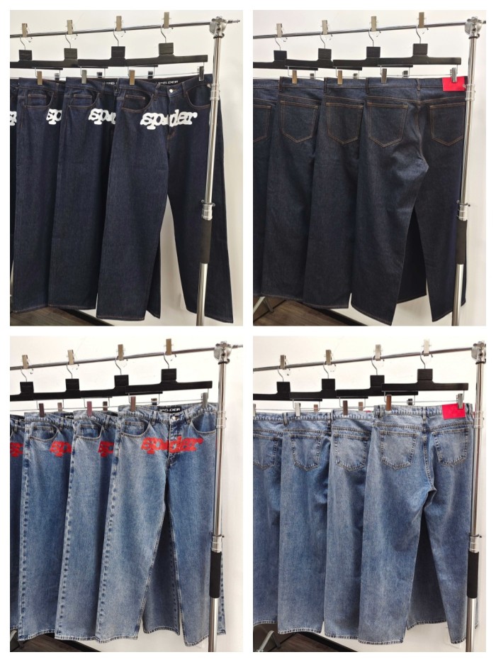 1:1 quality version 27958415 Letter Printed V3 Jeans 2 colors