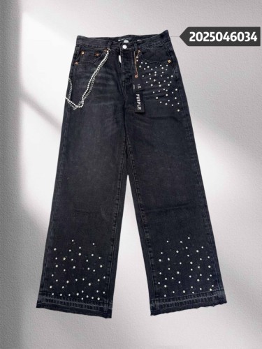 1:1 quality version 28019953 Pearl Embellished Wide Leg Jeans