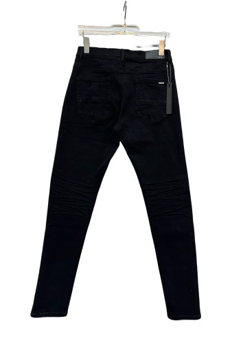 1:1 quality version 28019966 Pure Black Jeans