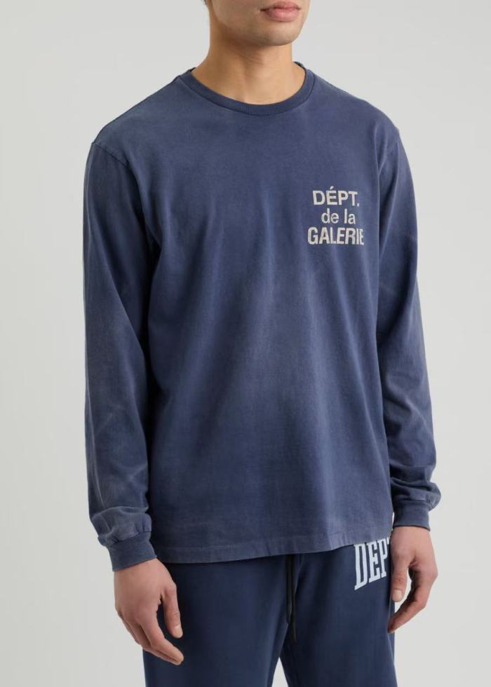 1:1 quality version 28020069 Water Wave Print Long Sleeve T-Shirt