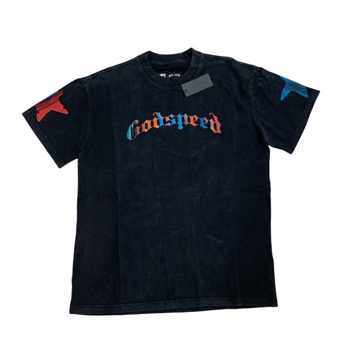 28021814 Pastel Cowboy Letter Print Tee 2 colors