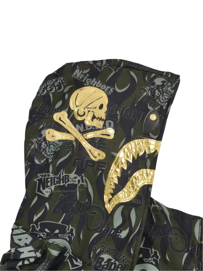 [buy more save more] 28022278 Gold Shark Hoodie