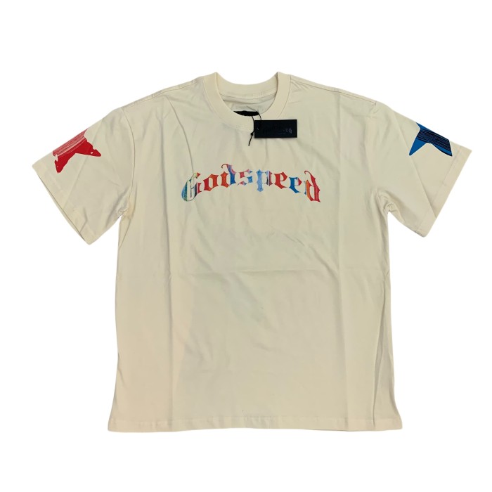 28021814 Pastel Cowboy Letter Print Tee 2 colors