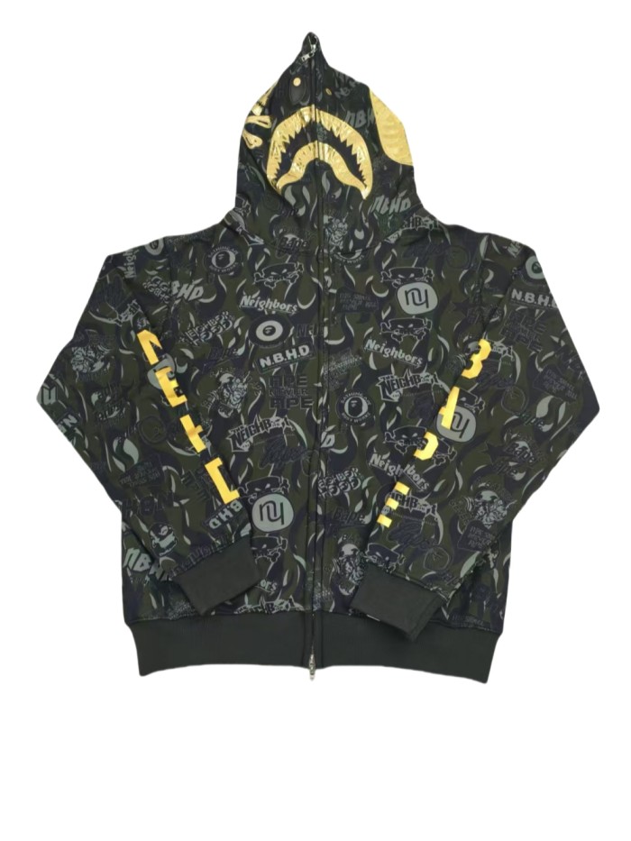 [buy more save more] 28022278 Gold Shark Hoodie