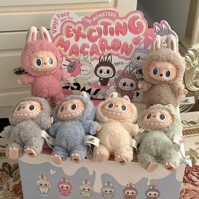 28023353 Macaron Series LABBUBU Plush Doll Pendant 12 colors