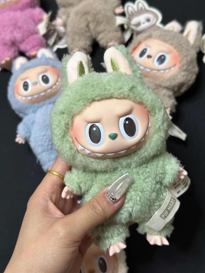 28023353 Macaron Series LABBUBU Plush Doll Pendant 12 colors