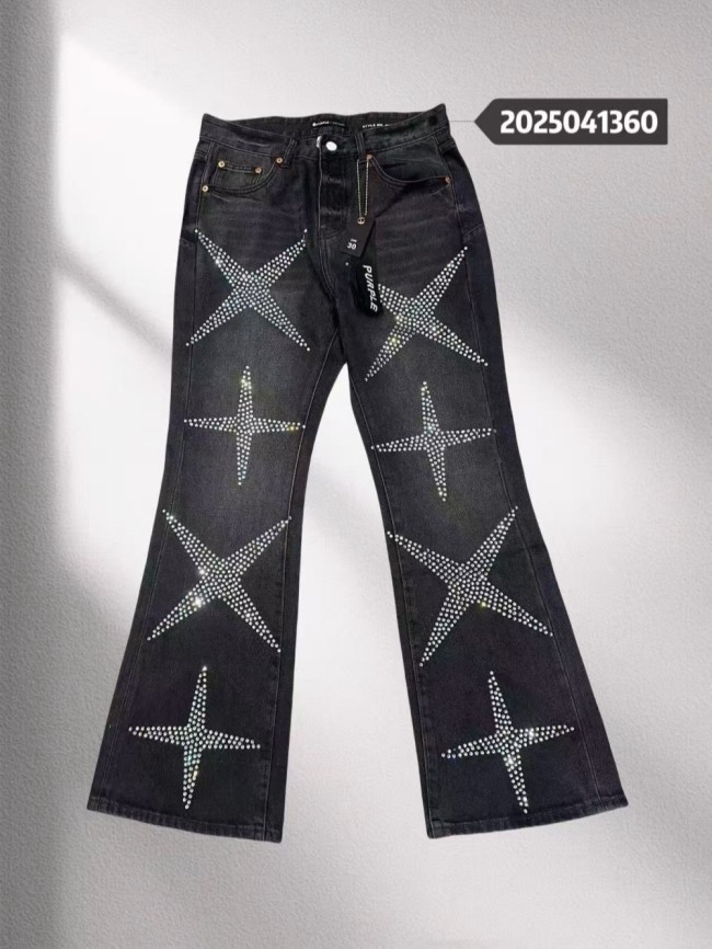 1:1 quality version 28026522 Rhinestone Quadrangle Jeans