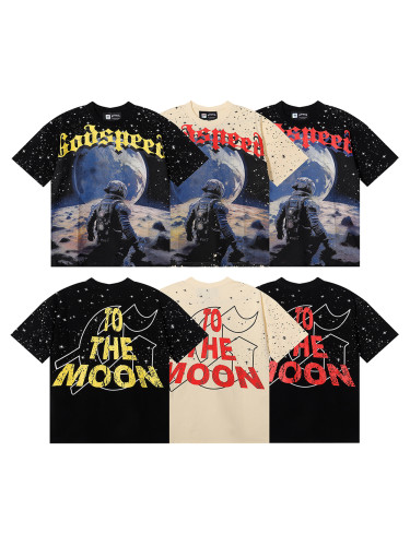 28026402 Astronaut Full Star Print Tee 3 colors