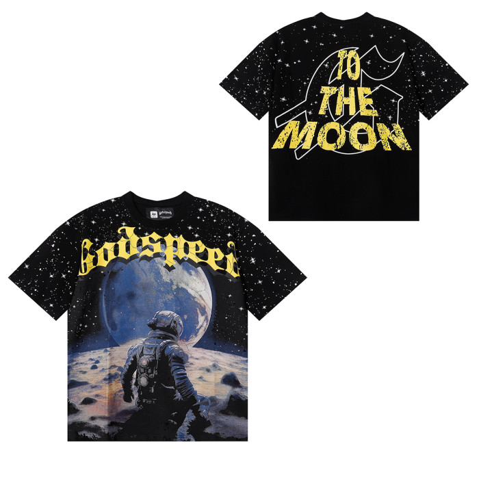 28026402 Astronaut Full Star Print Tee 3 colors