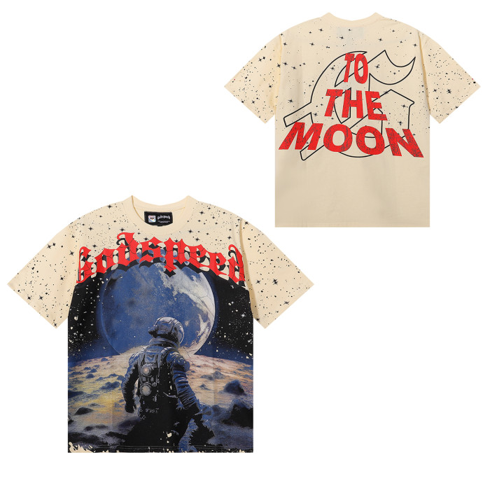 28026402 Astronaut Full Star Print Tee 3 colors