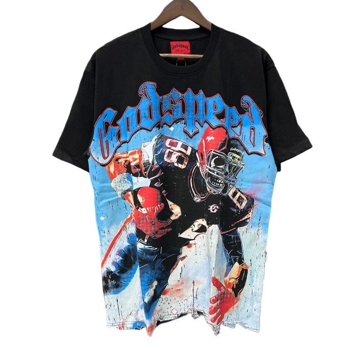 28026392 Rugby Player Print Tee 2 colors