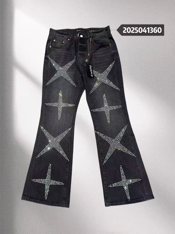 1:1 quality version 28026522 Rhinestone Quadrangle Jeans