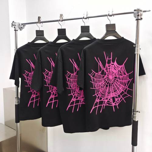1:1 quality version 28030605 Back Pink Web Print Tee