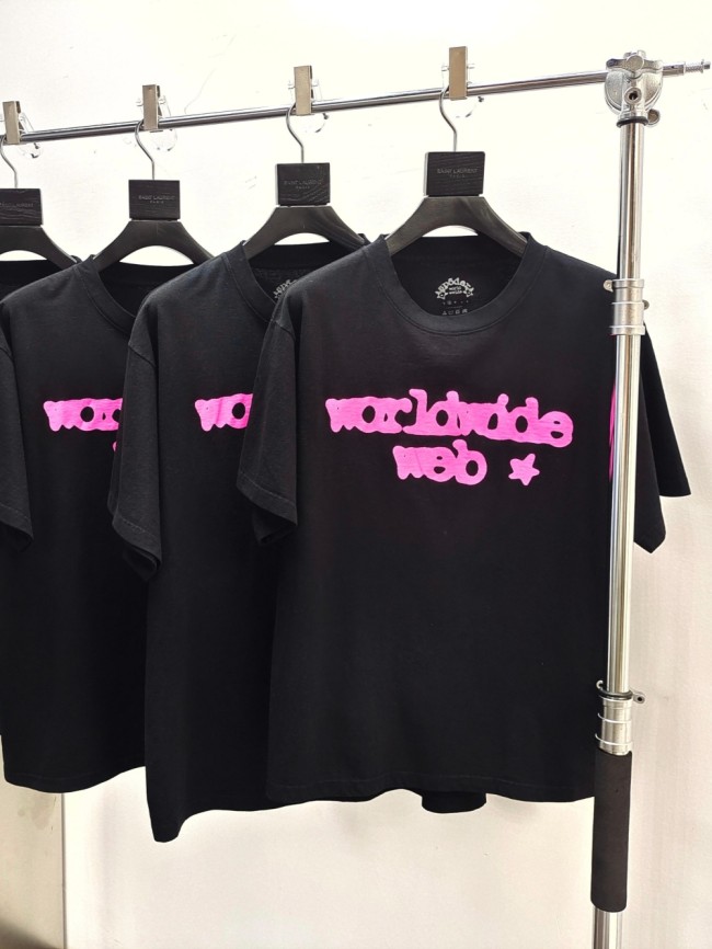 1:1 quality version 28030605 Back Pink Web Print Tee