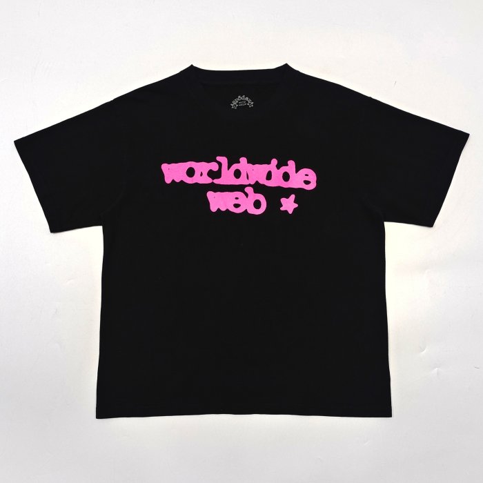 1:1 quality version 28030605 Back Pink Web Print Tee