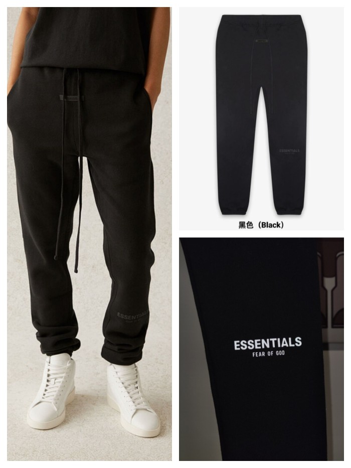 1:1 quality version 28030591 3M Reflective Letter Drawstring Sweatpants