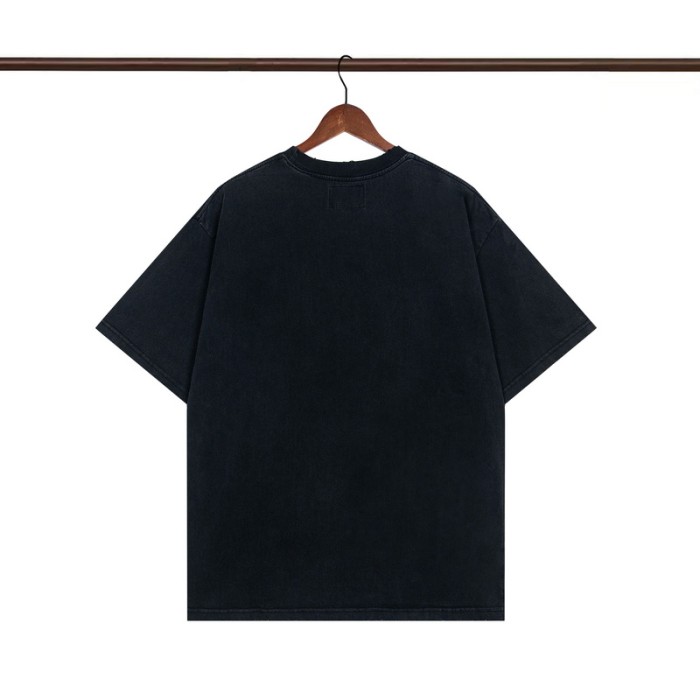 28031550 Strobe Skull Print Washed Version Tee 2 colors