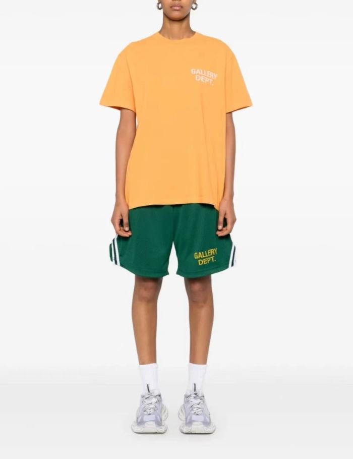 1:1 quality version 28031698 Yellow Letter Side Webbing Basketball Quick Dry Shorts