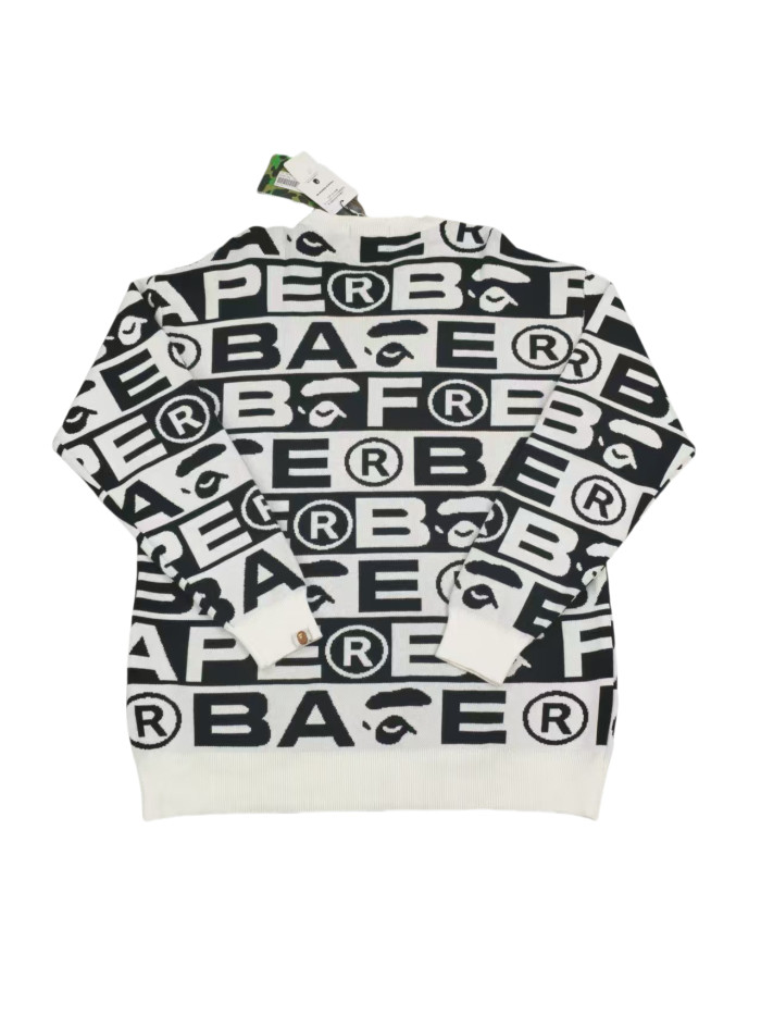 [buy more save more] 28063314 All-over Printed Letter Crew Neck Sweatshirt