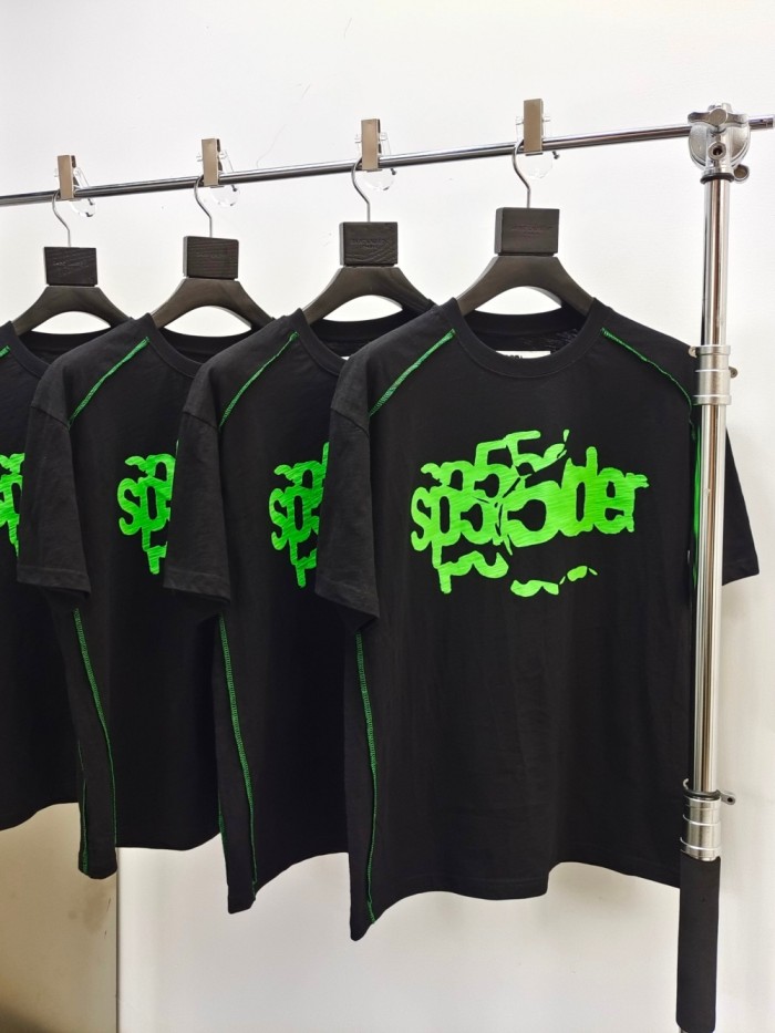 1:1 quality version 28086783 Green Letter Print Tee