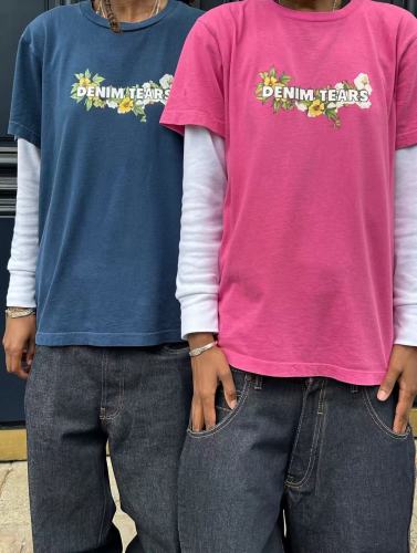 1:1 quality version DT Chest Kapok Logo Print tee 3 colors